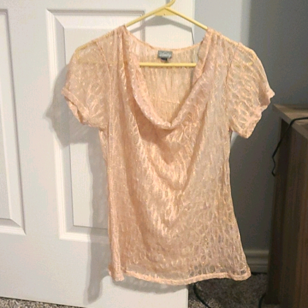 Sheer blouse size M